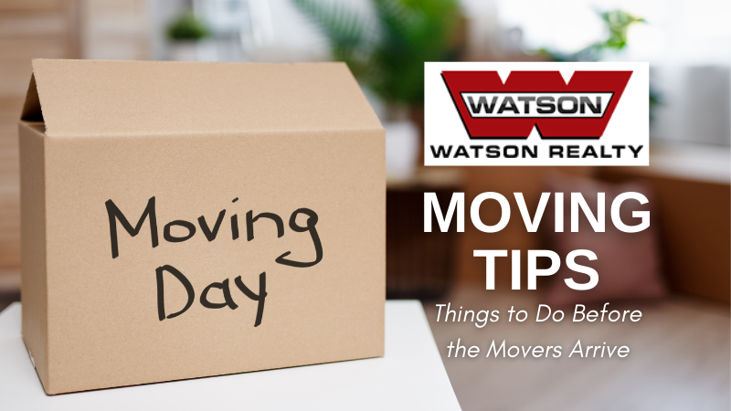 Hiring Movers - Homebuyer Tips - Watson Realty